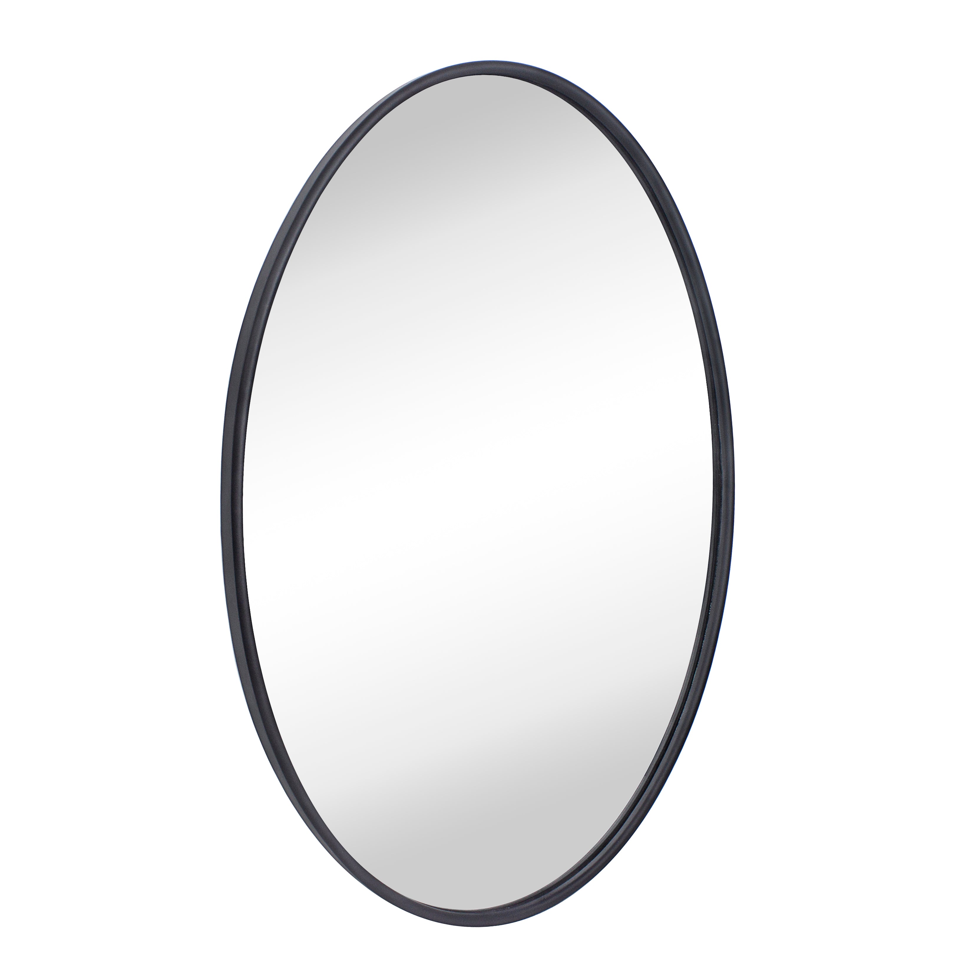 Oval Metal Framed Bathroom Mirror Wall Mounted Bathroom Vanity Mirror