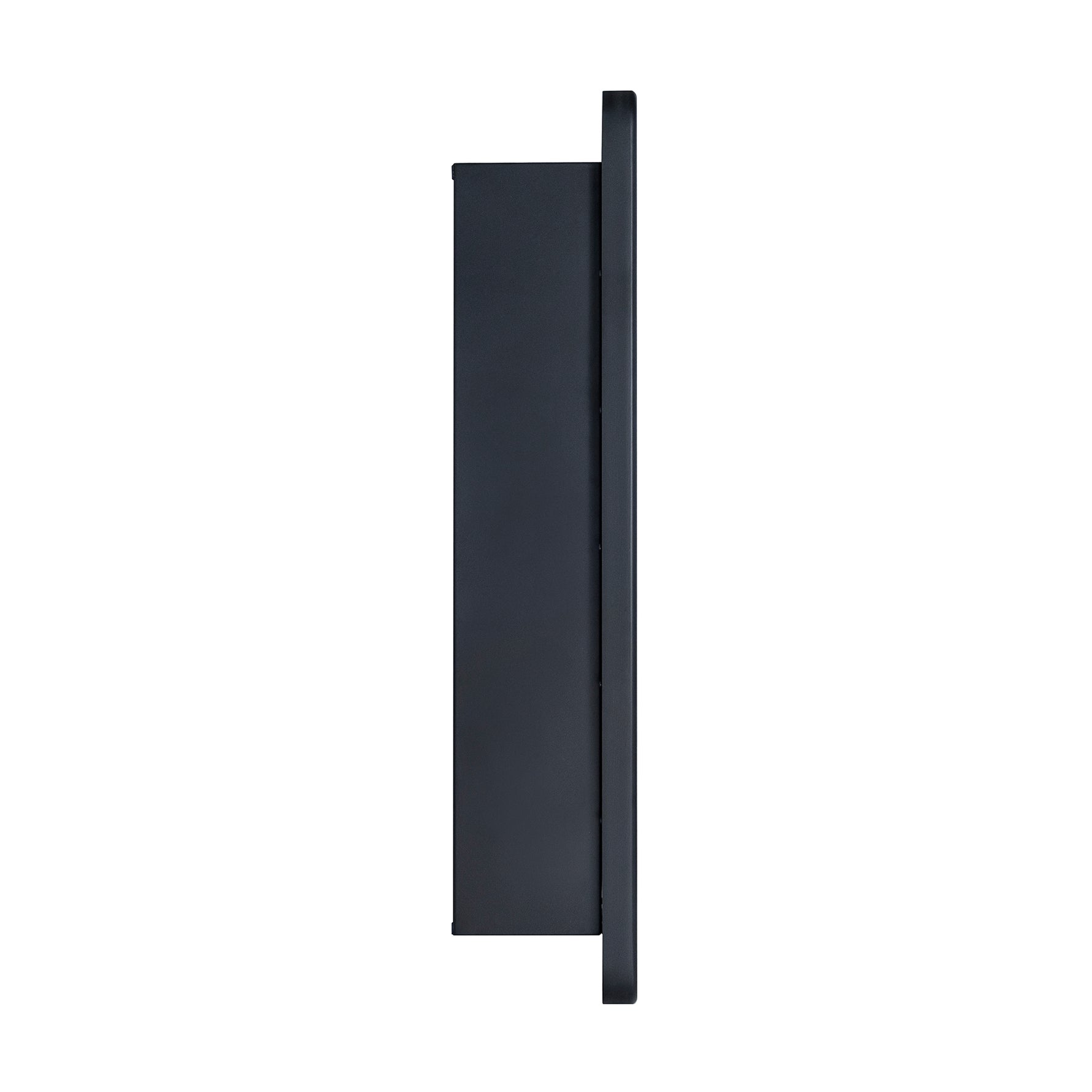 Surface Mount Rectangular Metal Framed Bathroom Medicine Cabinet with Mirror