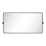 Rectangular Metal Framed Pivot Wall Mounted Bathroom Vanity Mirror