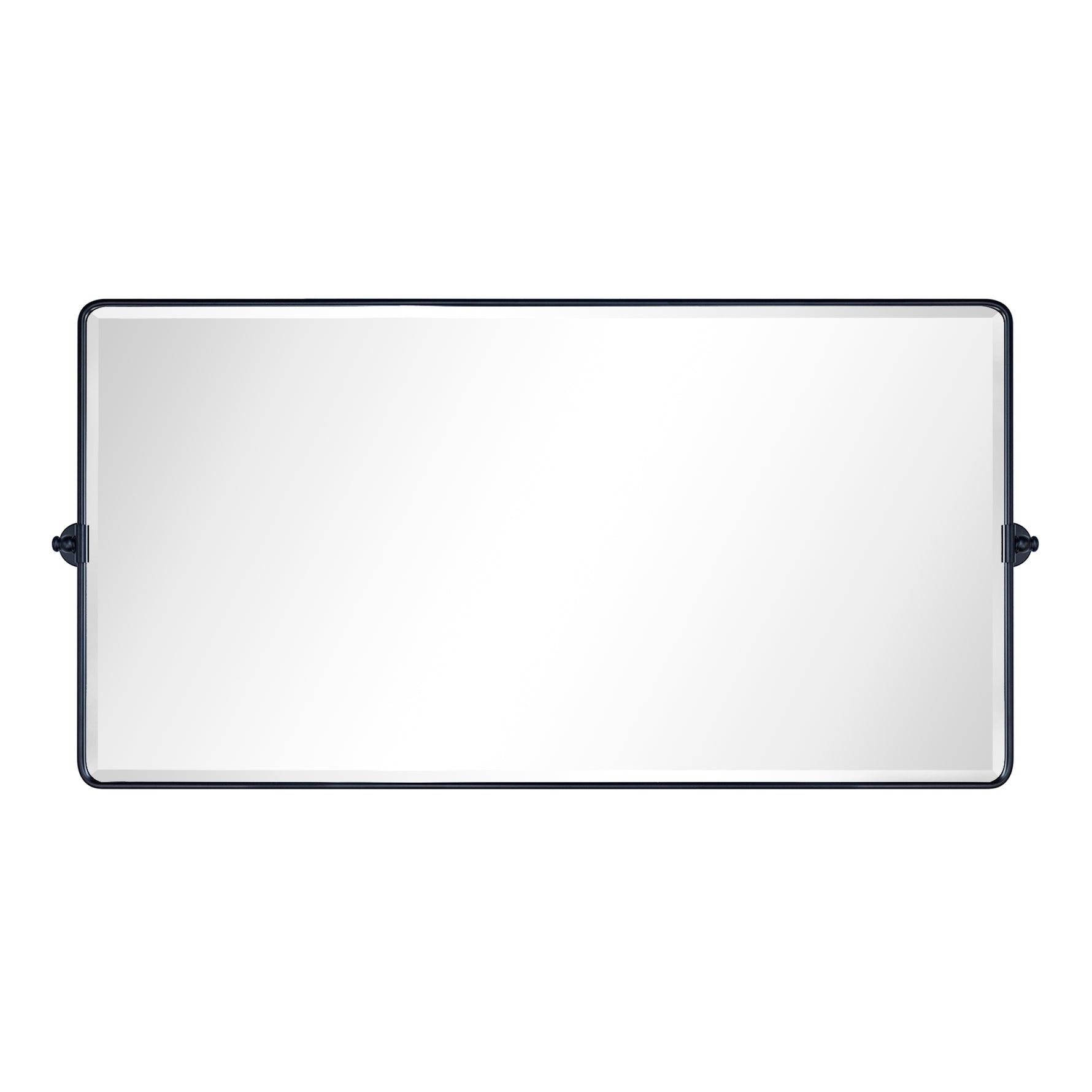 Rectangular Metal Framed Pivot Wall Mounted Bathroom Vanity Mirror