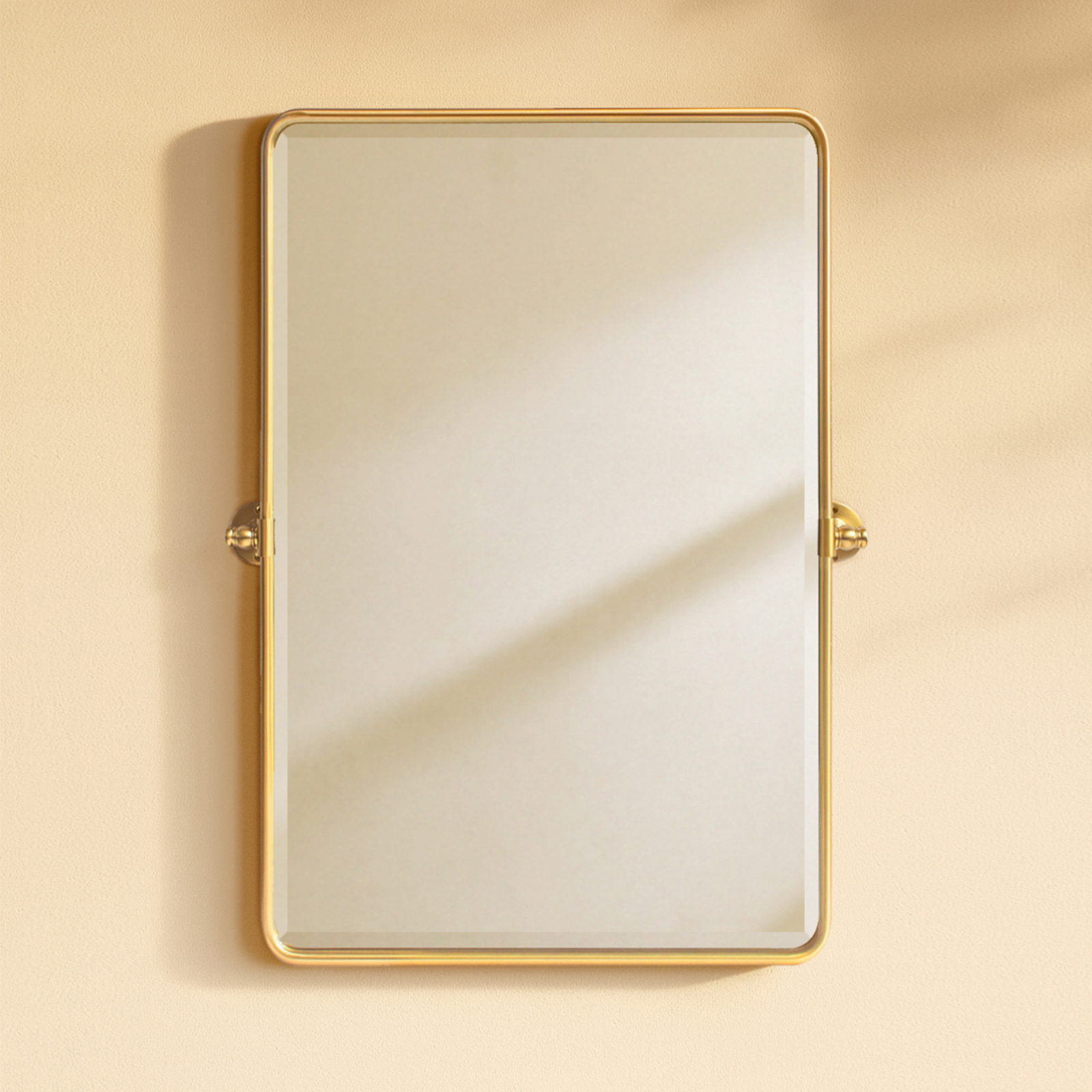 Woodvale Farmhouse Rectangle Bathroom Pivot Mirrors