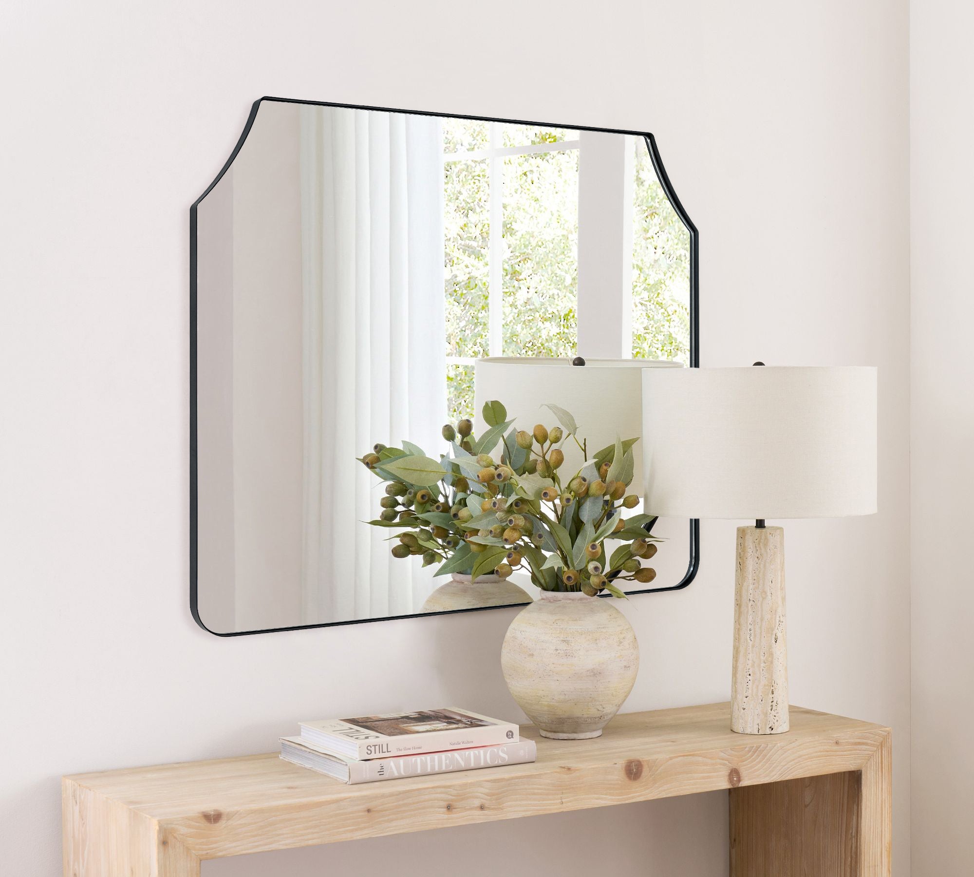 Arch Mantel Bathroom Mirror