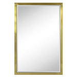 Rectangular Metal Framed Recessed Bathroom Medicine Cabinet with Mirror