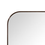 Rounded Rectangular Framed Wall Mounted Bathroom Vanity Mirror