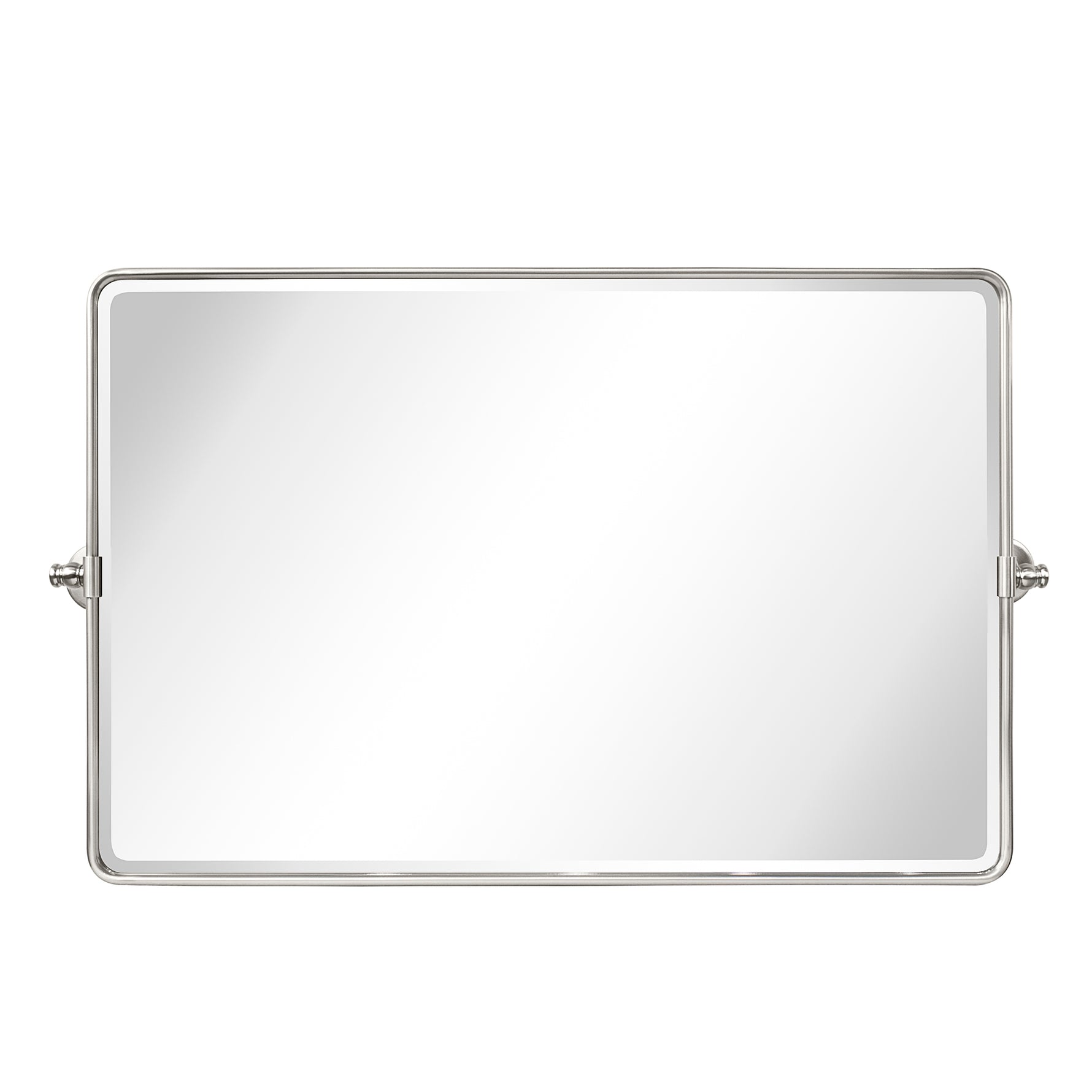 Rectangular Metal Framed Pivot Wall Mounted Bathroom Vanity Mirror