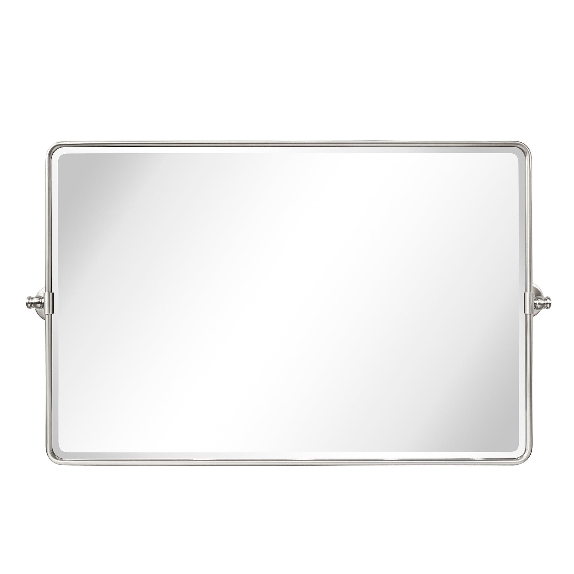 Rectangular Metal Framed Pivot Wall Mounted Bathroom Vanity Mirror