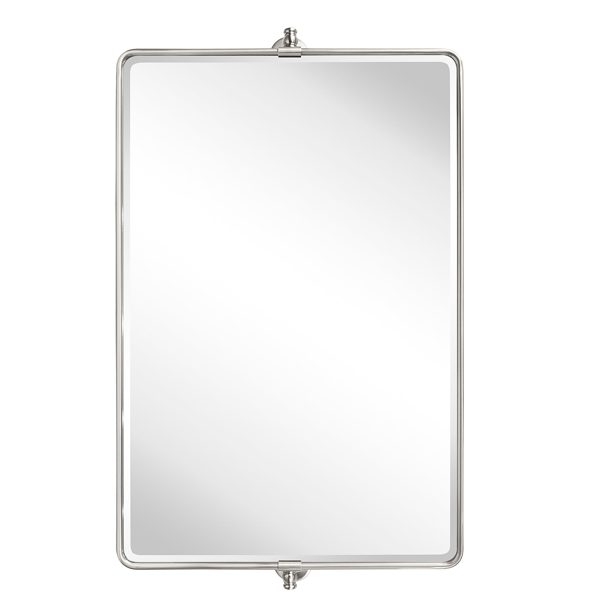 Rectangular Metal Framed Pivot Wall Mounted Bathroom Vanity Mirror