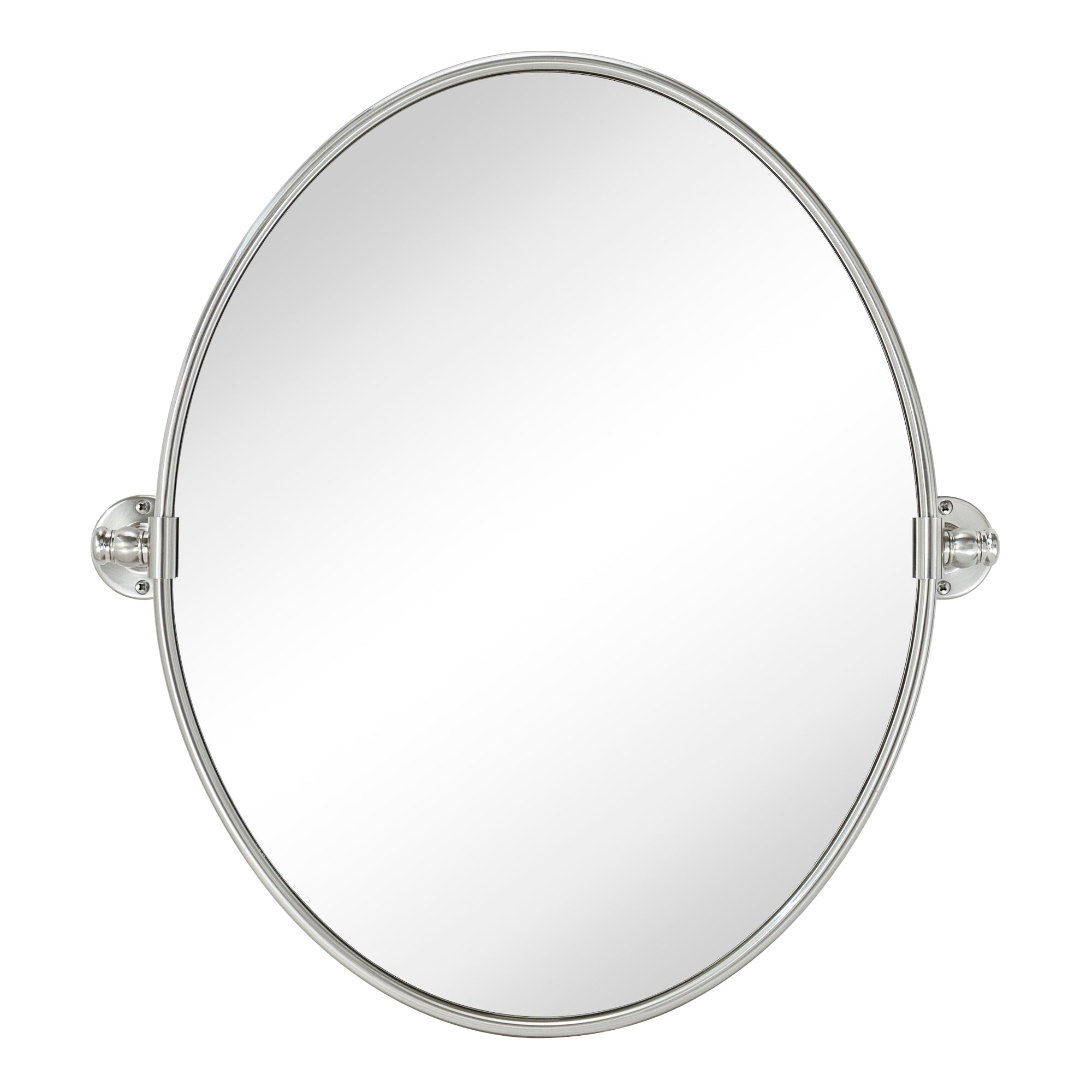  Pivot Oval Metal Framed Wall Mounted Bathroom Vanity Mirror