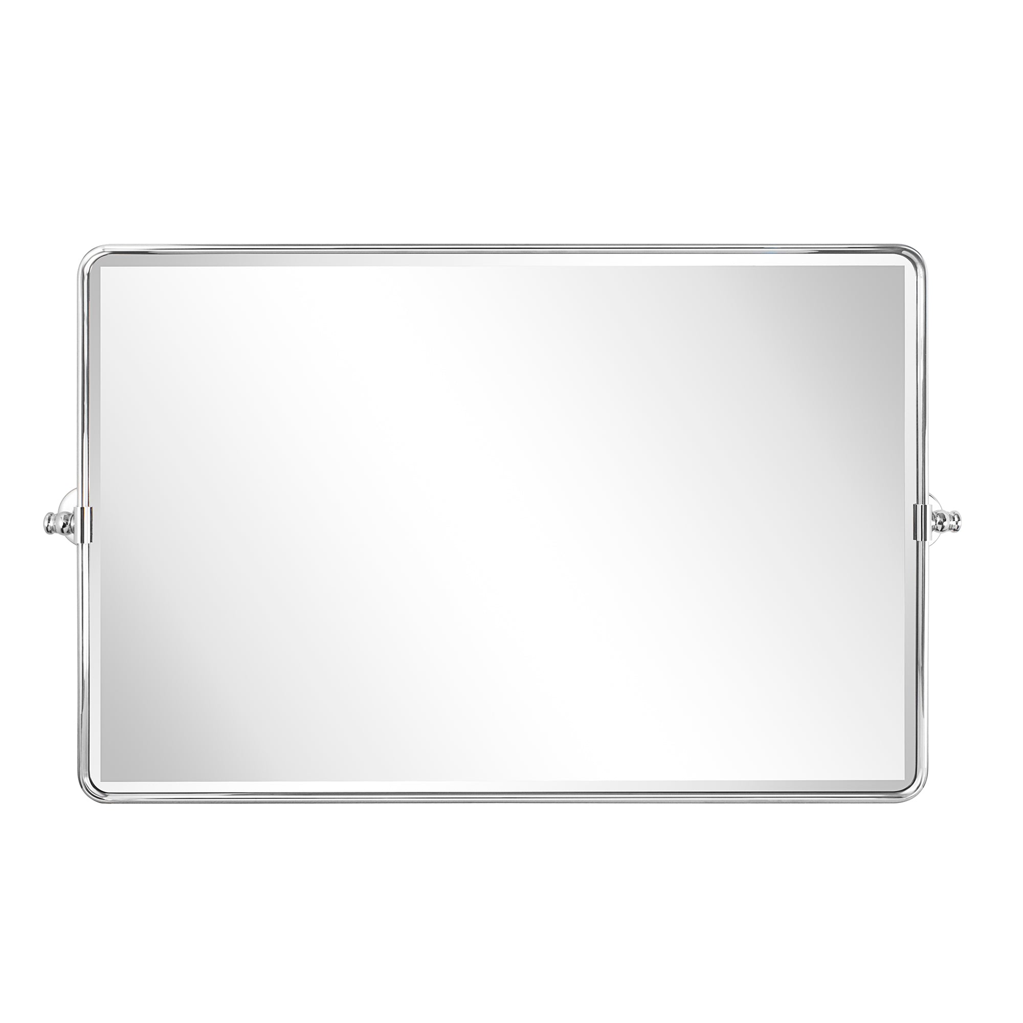 Rectangular Metal Framed Pivot Wall Mounted Bathroom Vanity Mirror