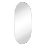Oval Metal Framed Wall Mounted Bathroom Vanity Mirror