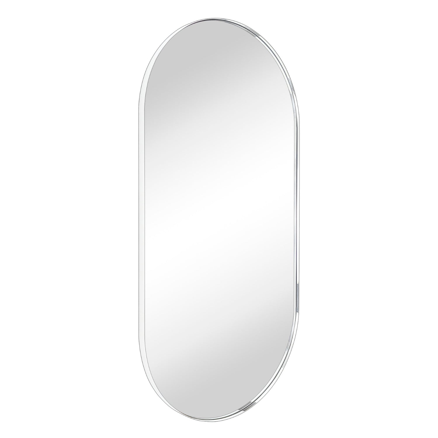 Oval Metal Framed Wall Mounted Bathroom Vanity Mirror
