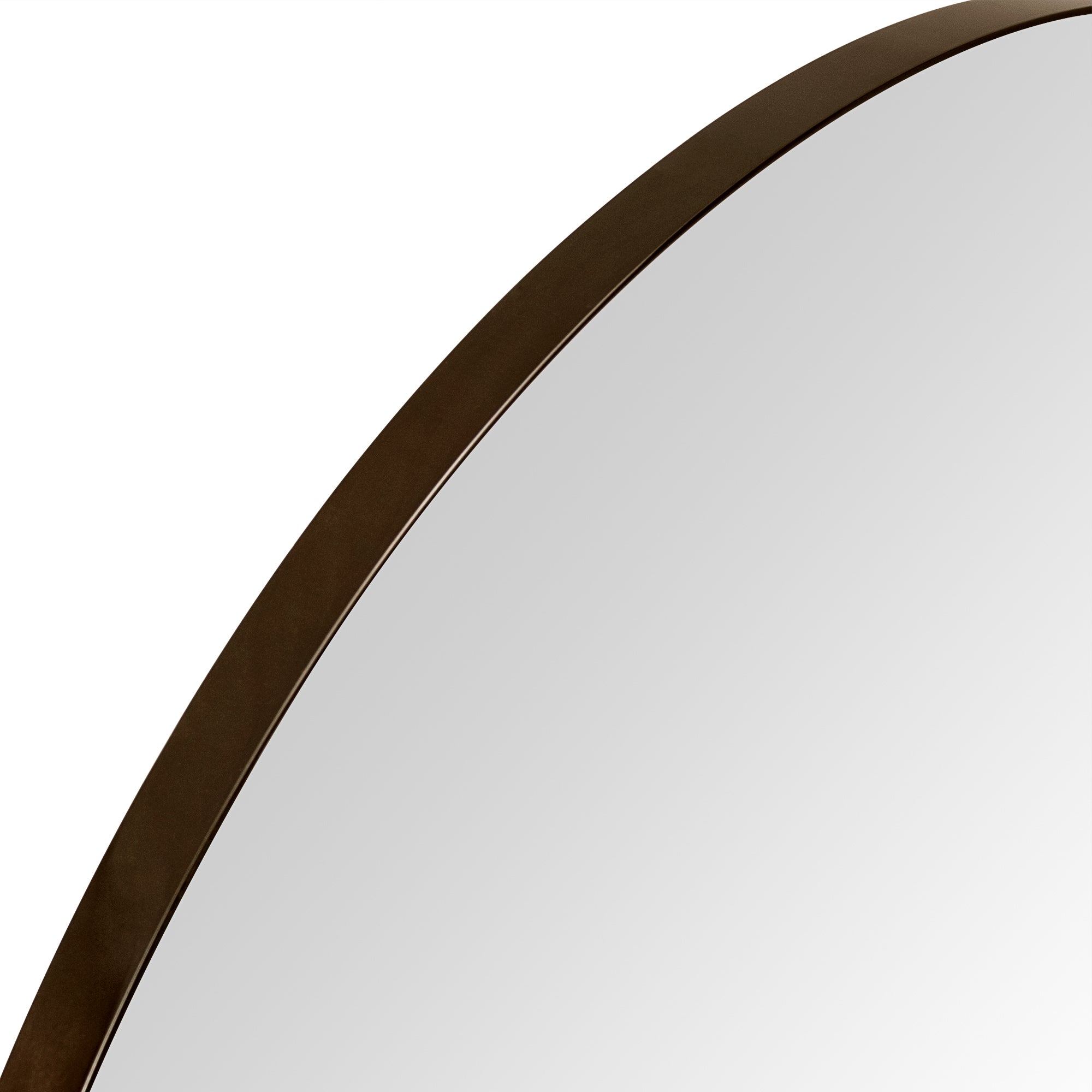 TEHOME Yolanta Circular Round Stainless Steel Framed Wall Mounted Bathroom Vanity Mirror