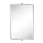 Rectangular Metal Framed Pivot Wall Mounted Bathroom Vanity Mirror