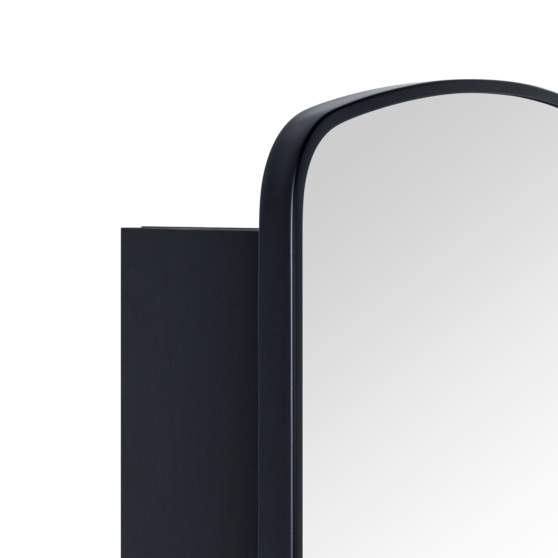 Recessed and Surface Mount Metal Framed Bathroom Medicine Cabinet with Mirror