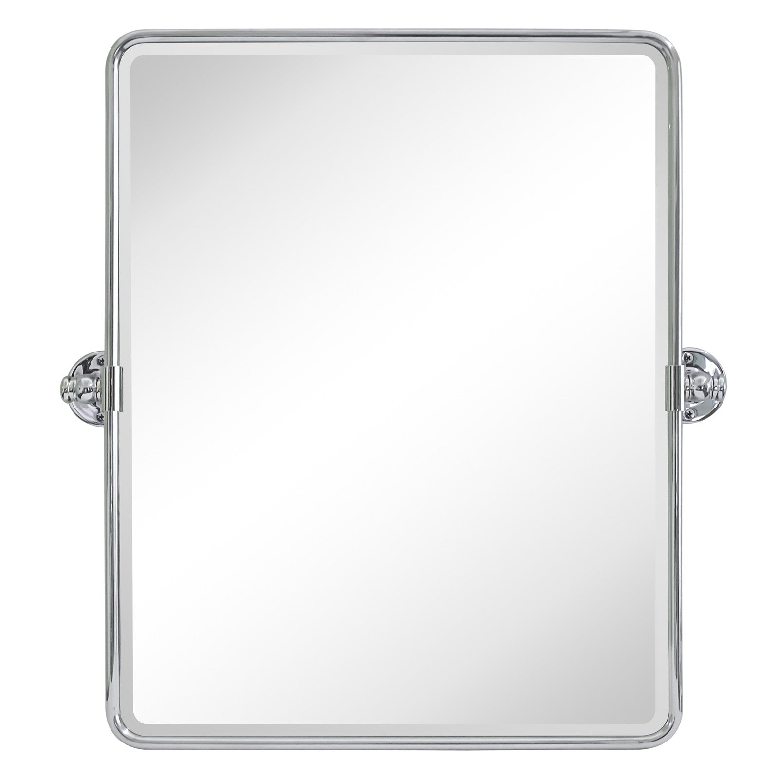 Rectangular Metal Framed Wall Mounted Bathroom Vanity Mirror